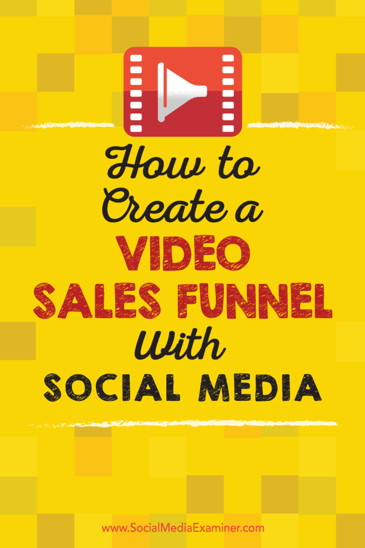Савети о томе како да користите видео на друштвеним мрежама да бисте подржали свој левак продаје.