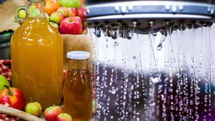 Које су предности сока јабуковог сирћета? Шта се догађа ако у воду за туширање додате јабуково сирће?