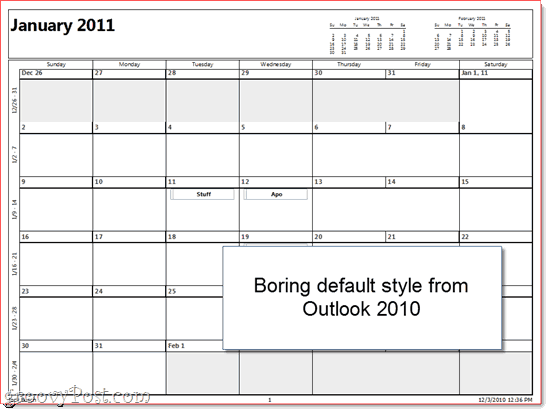 Како да штампате преклапајуће календаре у програму Оутлоок са помоћником за штампање календара