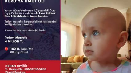 'Надам се Дуру!' Кампања помоћи коју је одобрила влада, покренута је за пацијента рака Дуру Ериигит
