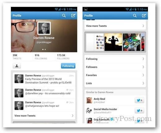 Шта је ново на Твиттеру за Андроид 3.4 Упдате