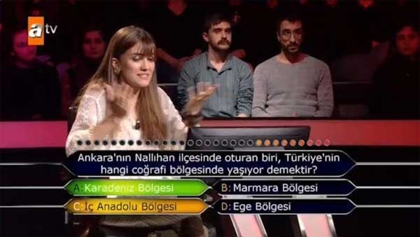 Питање у Анкари које је означило ко жели бити милионер!