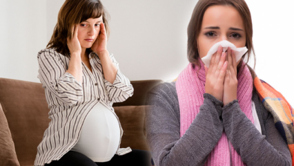 Шта су прехладе и грип добри за труднице? Лечење кућног грипа током трудноће из Сарацоглуа
