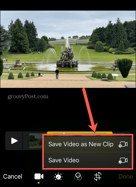 ипхоне сачувај видео као нови клип