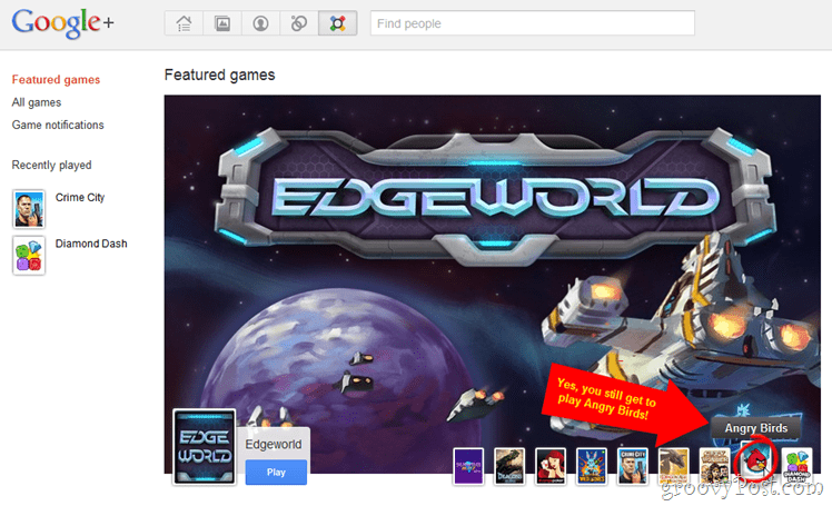 Google+ agrega juegos (¡sin obligarte a ignorar una avalancha de solicitudes de juegos molestos!)