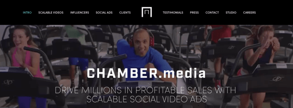 Цхамбер Медиа прави прилагодљиве друштвене видео огласе.