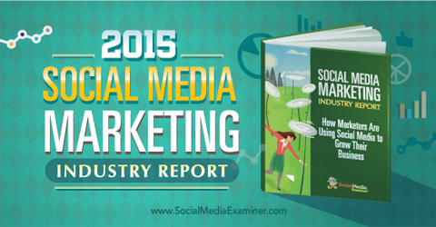 Извештај индустрије маркетинга за друштвене медије за 2015. годину: Испитивач друштвених медија