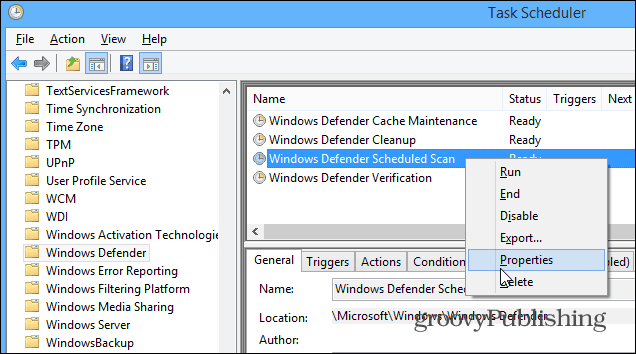 Како заказати Виндовс Дефендер за аутоматско скенирање у систему Виндовс 8.1