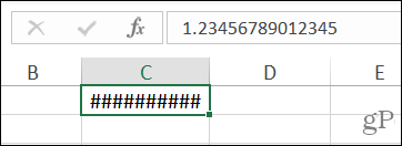 Симболи бројева у програму Екцел