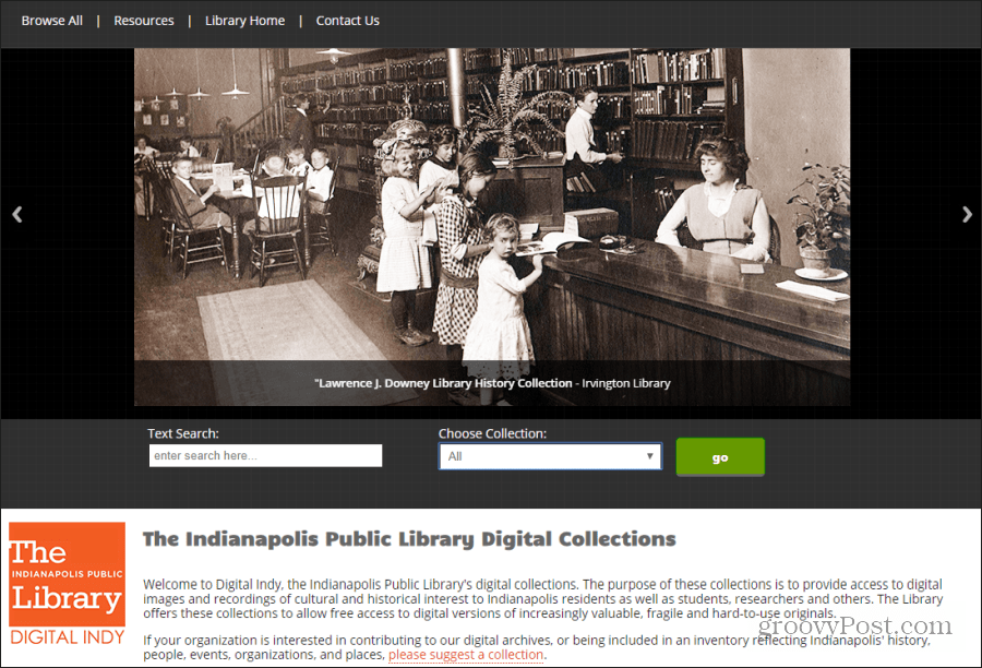 дигиталне архиве индианаполиса