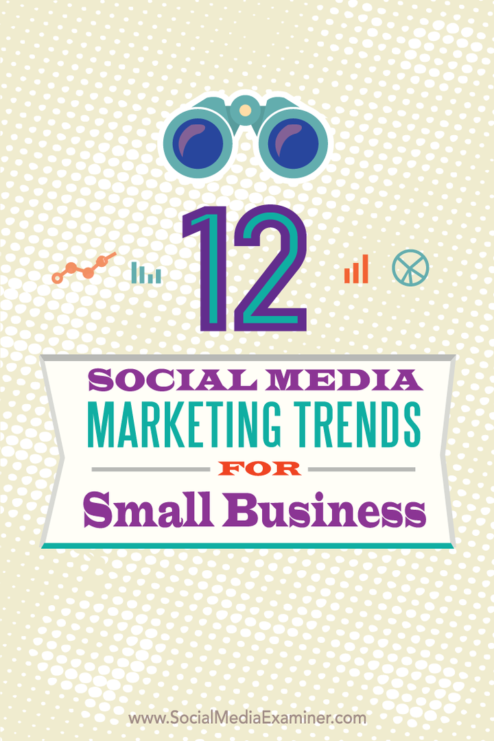 дванаест трендова маркетинга на друштвеним мрежама за мала предузећа