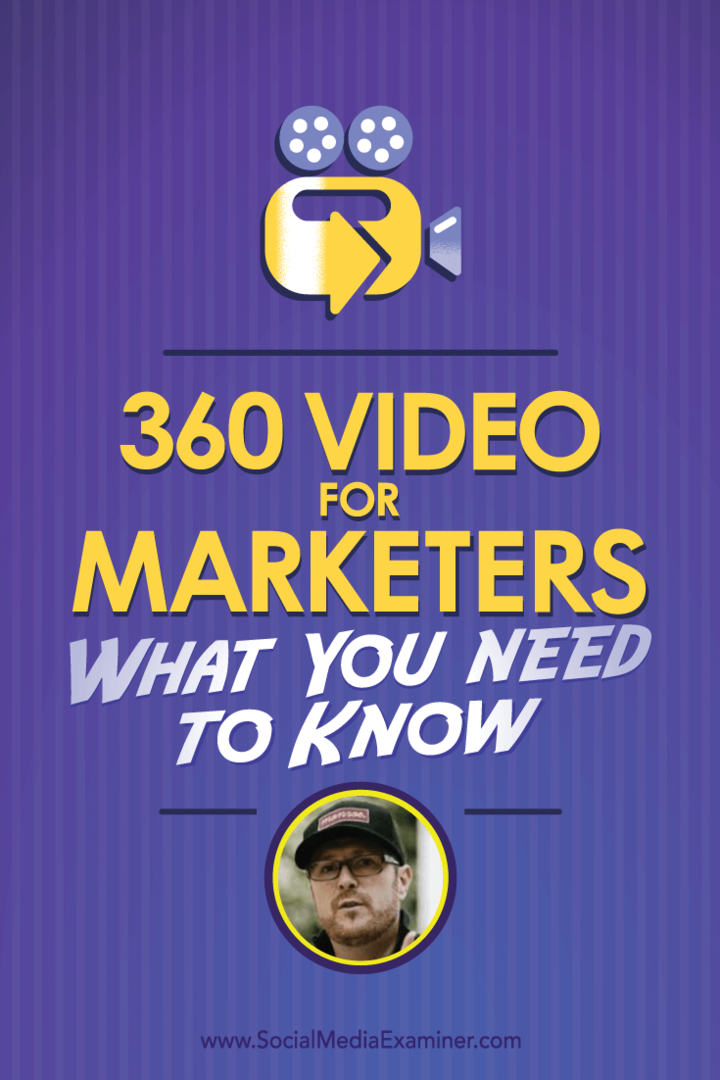 Риан Андерсон Белл разговара са Мицхаел Стелзнер о 360 Видео за маркетиншке стручњаке и ономе што треба да знате.