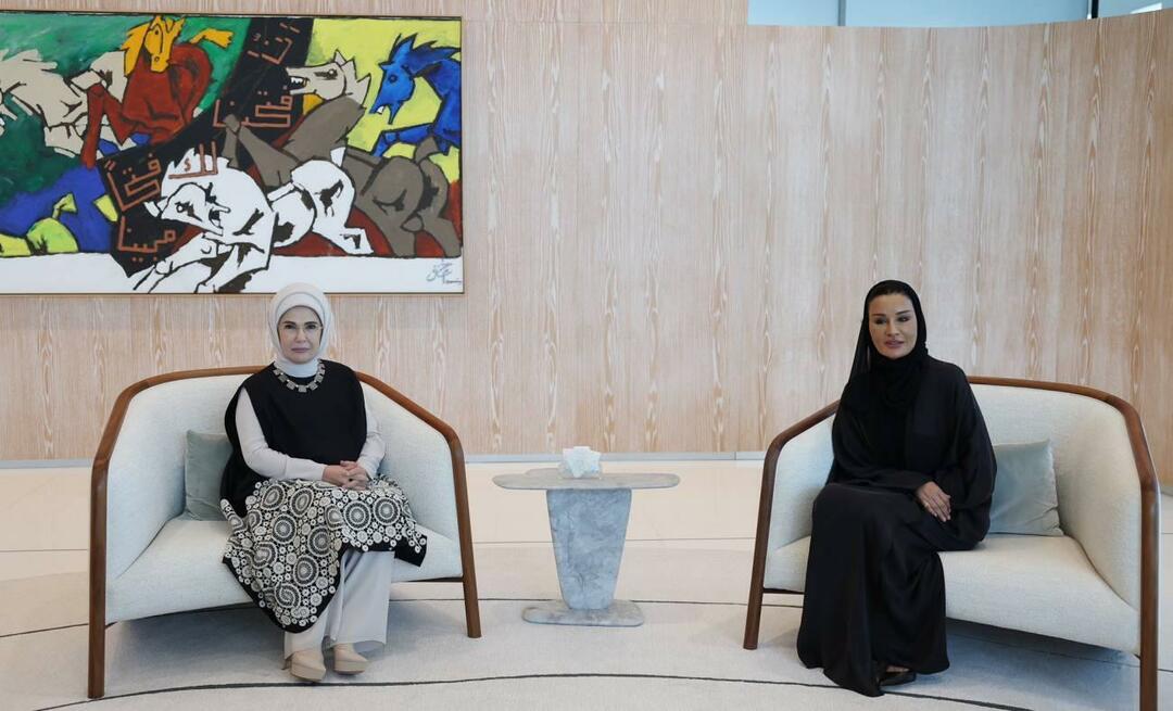 Прва дама Ердоган састала се са председницом Фондације Катар Шеиком Мозом бинт Насером!