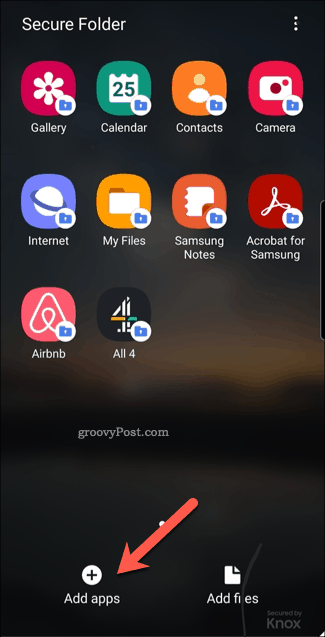 Андроид Сецуре Фолдер додајте икону апликација