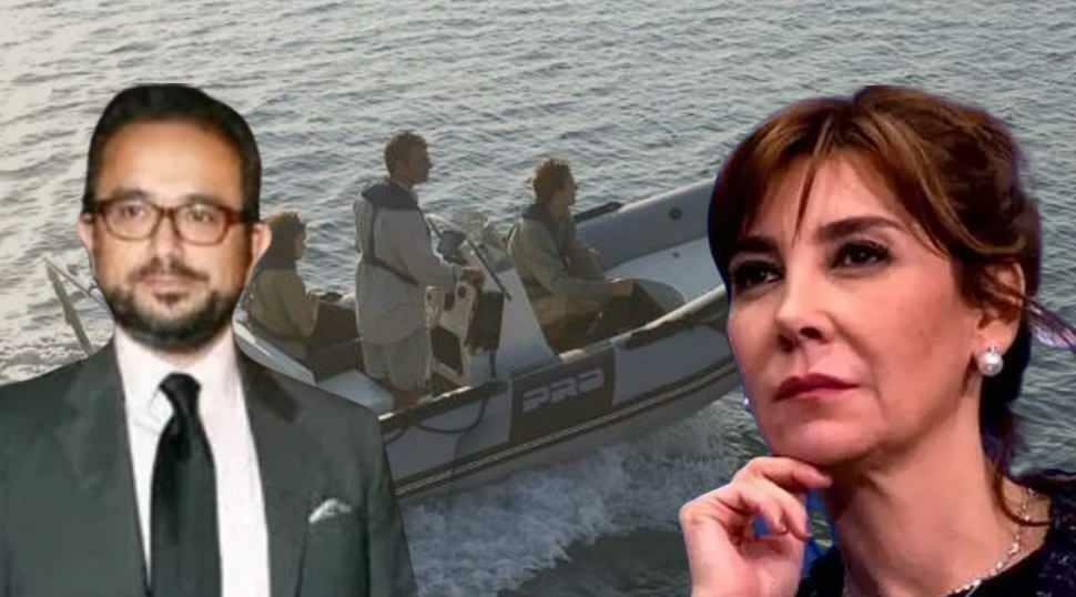 Али Сабанци и његова супруга Вуслат Доган Сабанцı ударили су у стене својим зодијачким чамцем