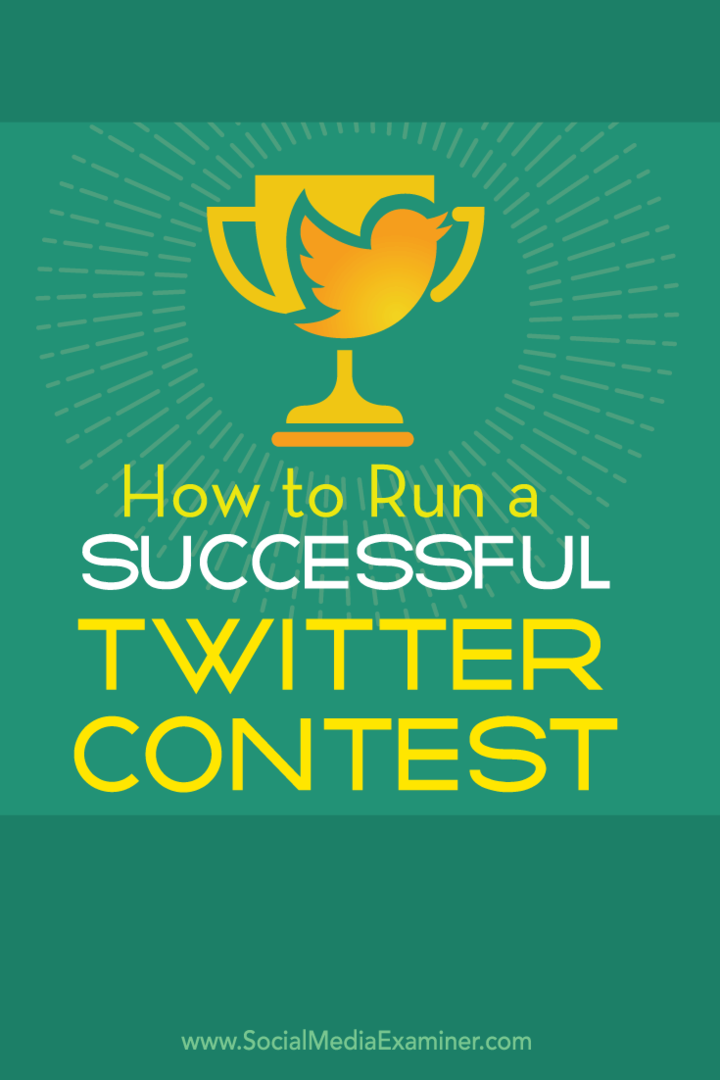 Како водити успешно такмичење на Твиттер-у: Испитивач друштвених медија