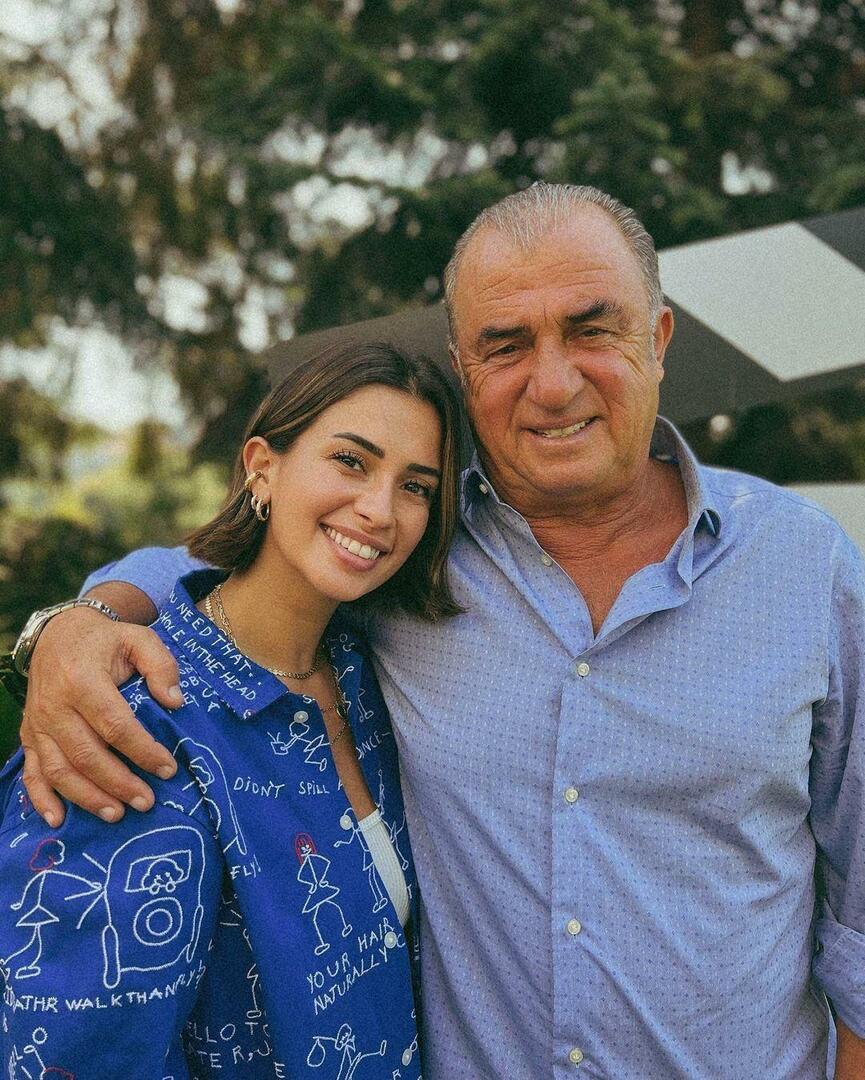 Фатих Терим и његова ћерка Бусе Терим