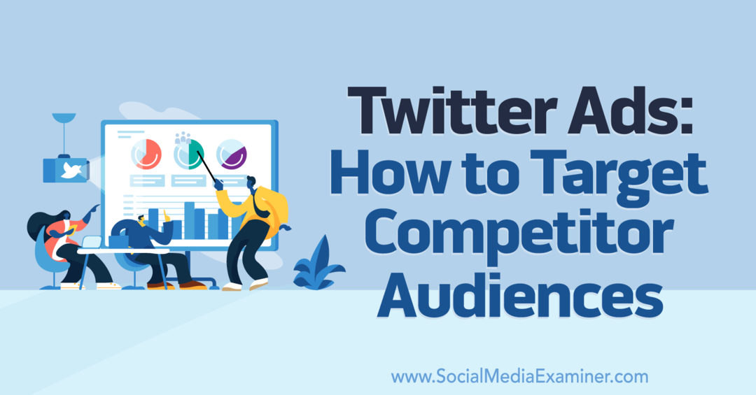 Твиттер огласи: Како циљати конкурентску публику – Испитивач друштвених медија
