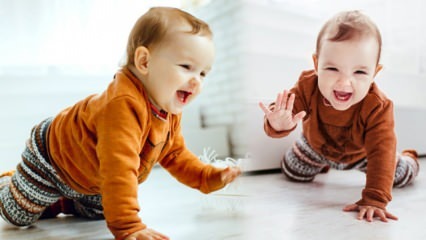 Како се бебе уче пузати? Када бебе пузе? Фазе пузања
