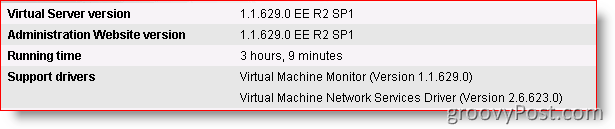 Мицрософт Виртуал Сервер 2005 р2 сп1 подржава Виндовс Сервер 2008:: гроовиПост.цом
