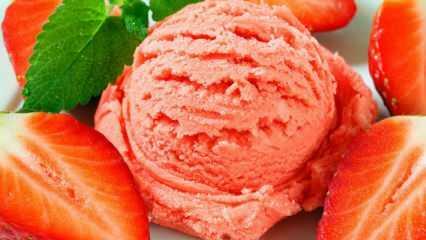 Како направити најлакши сладолед од јагода? Савети за рецепт за сладолед од јагода