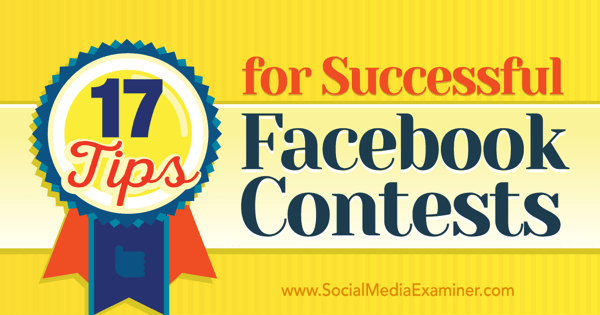 савети за успешна фејсбук такмичења