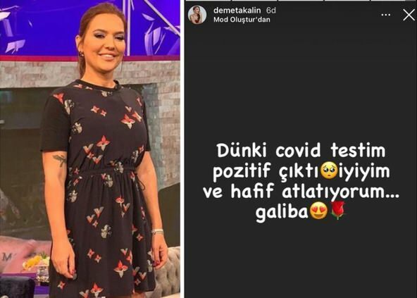После своје бивше супруге Окан Курт, Демет Акалıн је такође ухватио коронавирус!