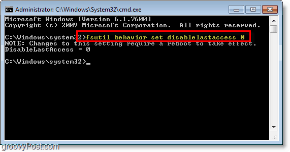 Снимак заслона оперативног система Виндовс 7 - употреба командне линије за укључивање текста с иПад или иПод тоуцх