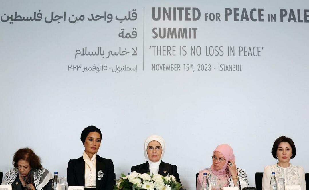  Прва дама Ердоган Самит једног срца за покрет Палестинске иницијативе