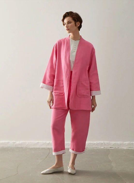 лцваикики кимоно панталоне розе