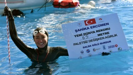 Сахика Ерцумен оборила је светски рекорд спуштајући се на 65 метара!