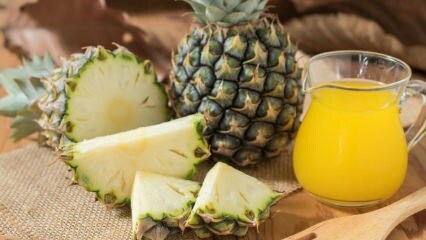 Које су предности ананаса и ананасовог сока? Ако пијете обичну чашу сока од ананаса?