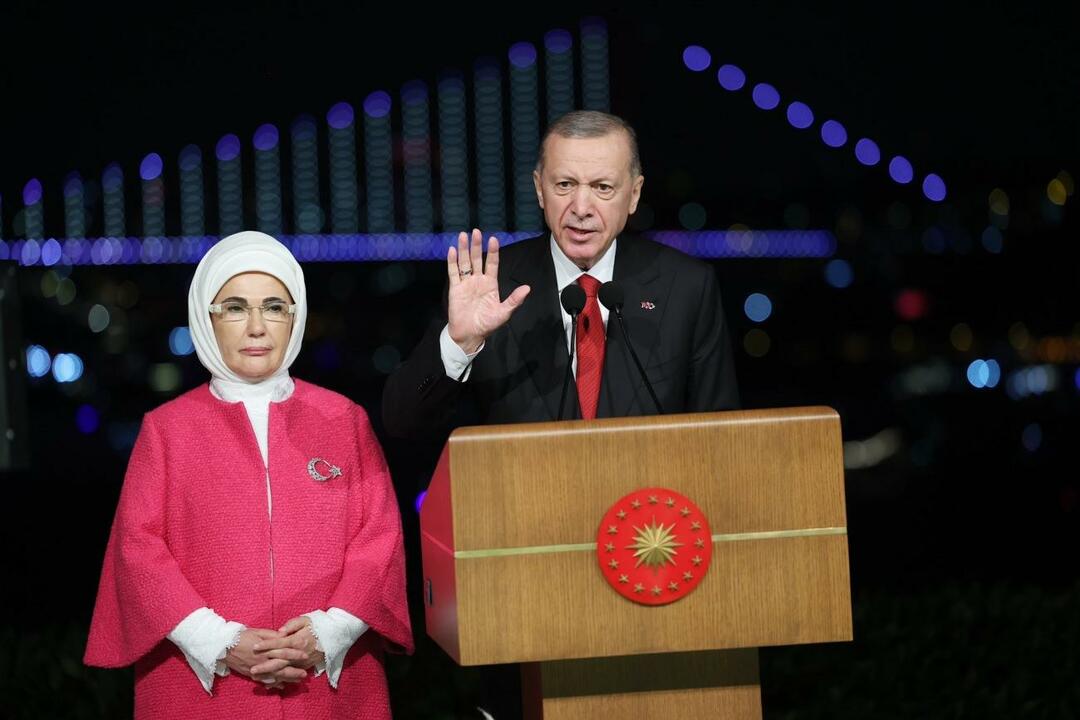 Реџеп Тајип Ердоган и Емине Ердоган