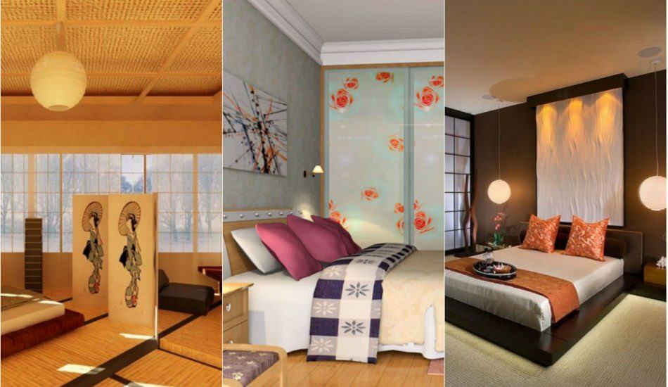 Декорација спаваће собе 2018-2019 у јапанском стилу