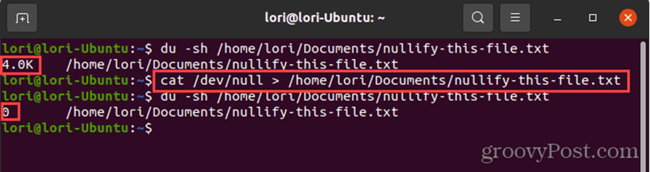 Преусмери девнулл у датотеку у Линук-у