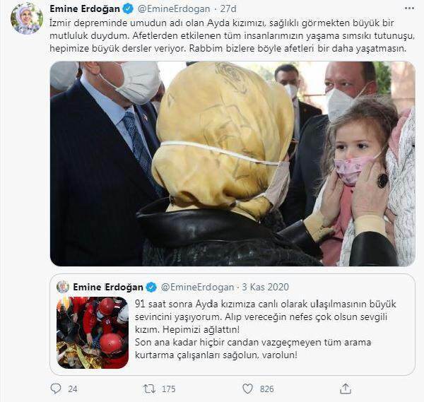 Дељење 'Аиде' од прве даме Ердоган!