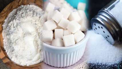 3 методе мршављења држећи се даље од белих! Како оставити шећер и сол?