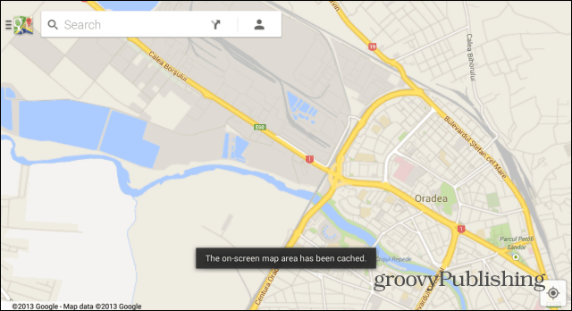 Андроид мапа Гоогле мапа сачувана за употребу ван мреже