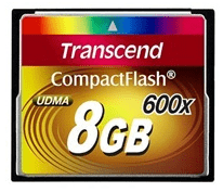 Трансценд ЦомпацтФласх 8ГБ меморијска картица
