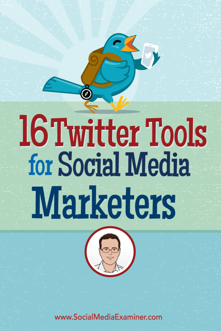 16 Алати за Твиттер за маркетиншке стручњаке за друштвене медије: Испитивач друштвених медија