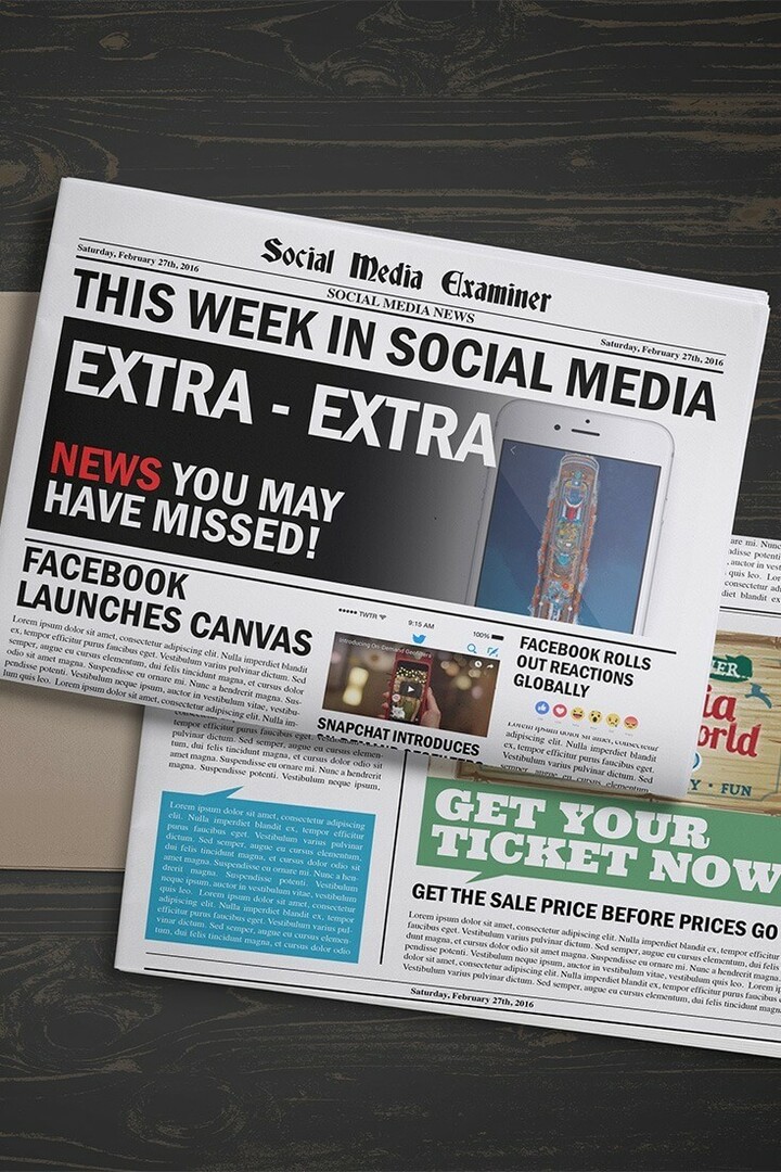 Фацебоок покренуо Цанвас: Ове недеље на друштвеним мрежама: Испитивач друштвених медија