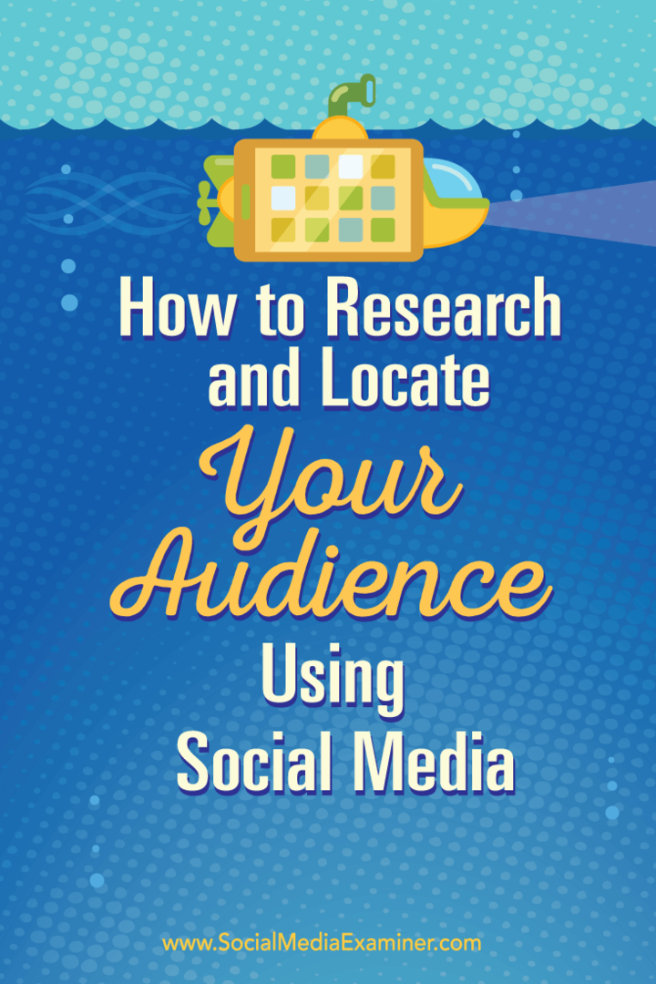 Како истражити и лоцирати своју публику помоћу друштвених медија: Испитивач друштвених медија
