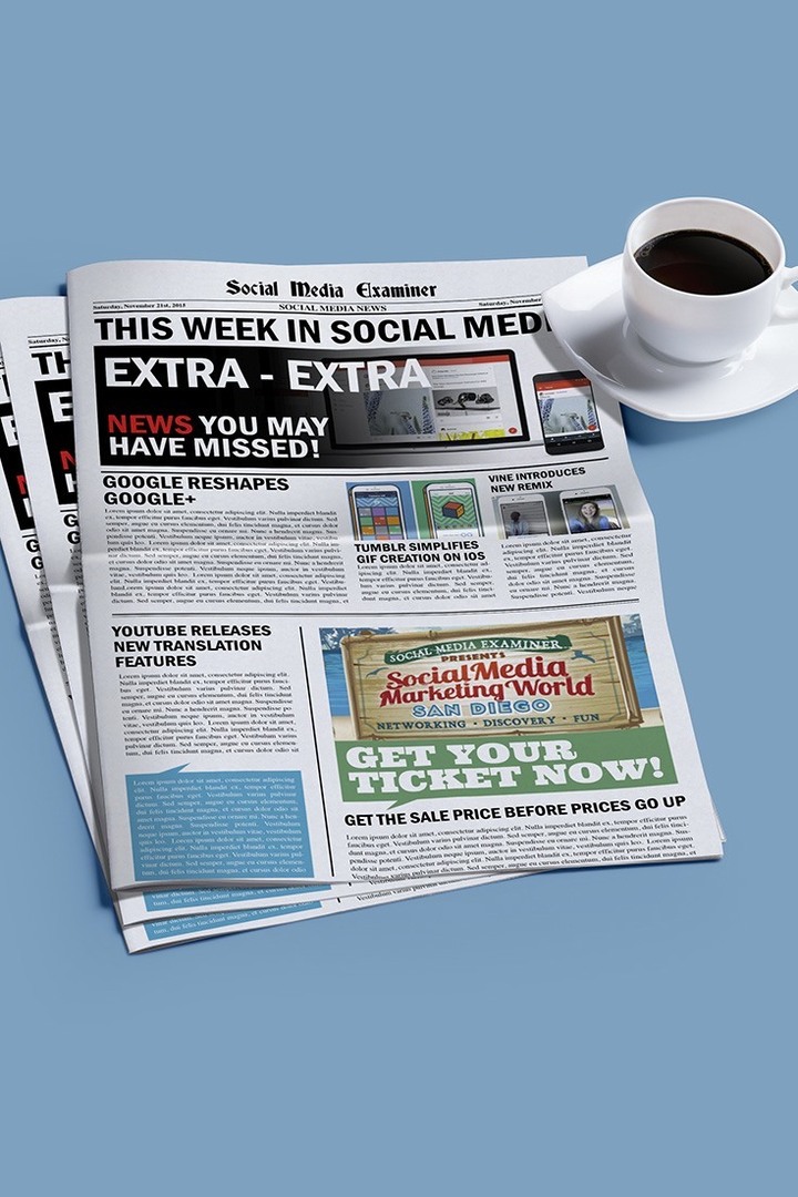 недељно вести испитивача друштвених медија 21. новембар 2015