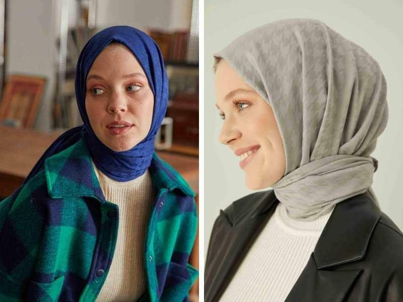 модели женских хиџаб кашмирских шалова 