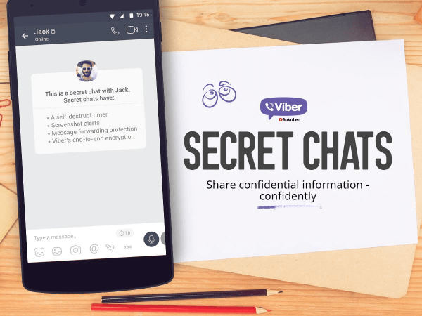 Апликација за размену мобилних порука, Вибер, објавила је Снапцхат ажурирање своје услуге под називом Сецрет Цхатс.