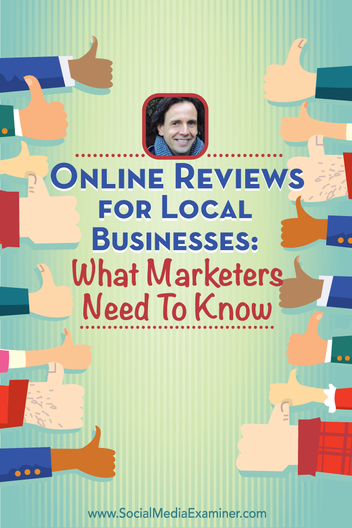 Интернет прегледи за локална предузећа: Шта трговци морају да знају: Испитивач друштвених медија
