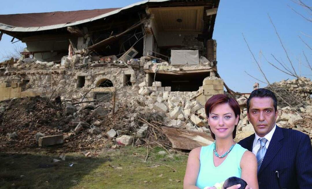 Снимана серија 'Зерда'! Вила Хурсит Ага је уништена у земљотресу