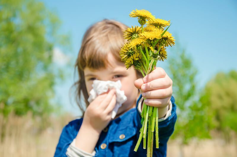 Пролећни симптоми алергије код беба и деце!