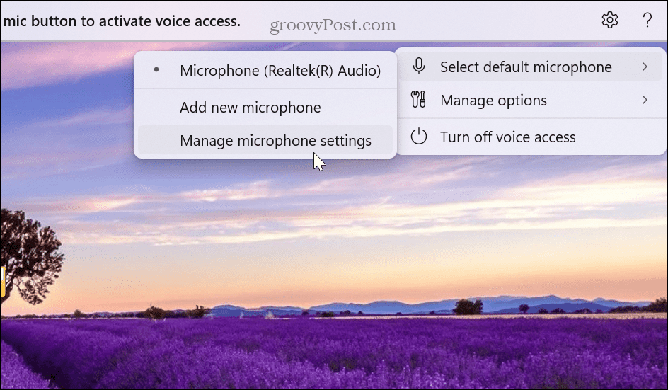 Омогућите и користите гласовни приступ у оперативном систему Виндовс 11
