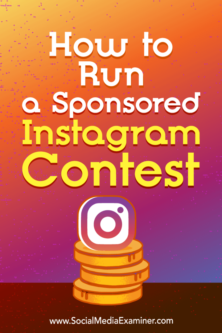 Како водити спонзорисано такмичење у Инстаграму: Испитивач друштвених медија